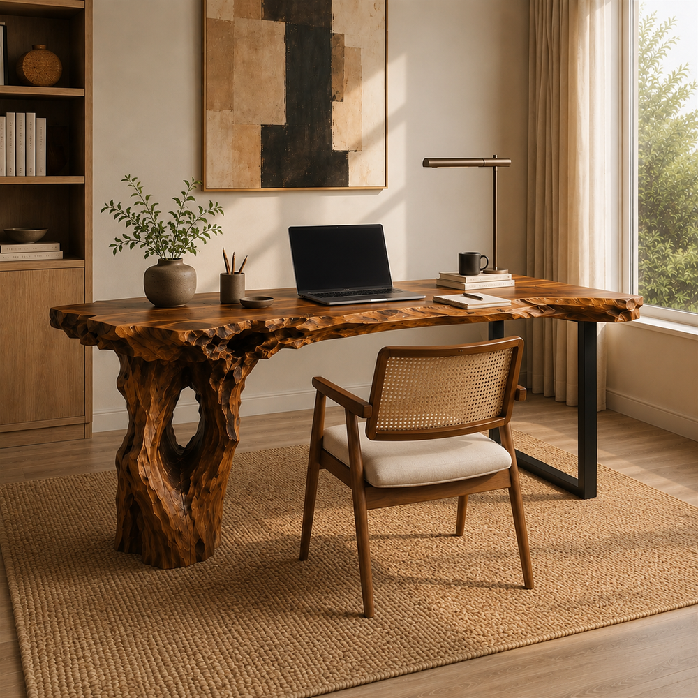 Soren Solid Wood Executive Desk - Design 038 - product image 06