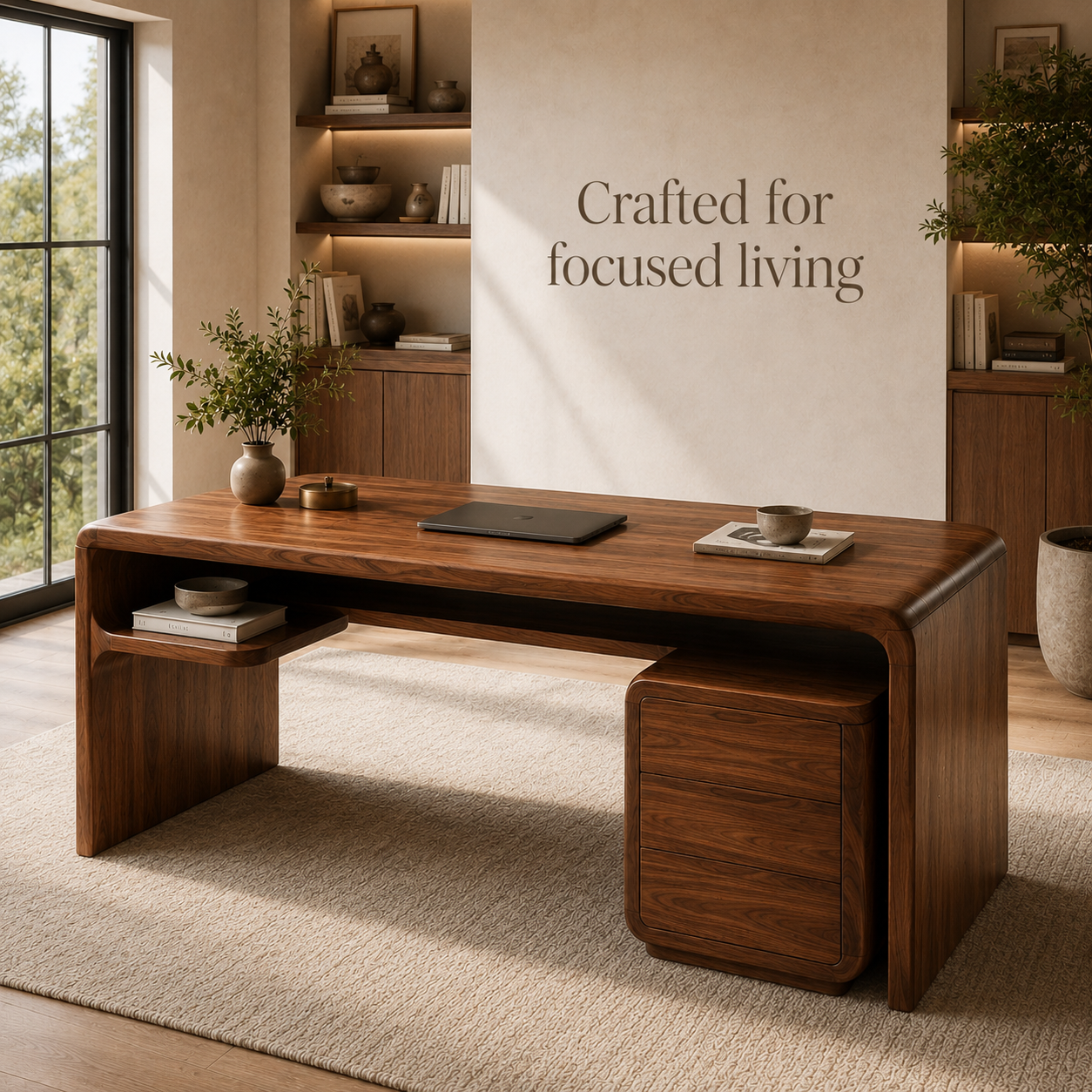 Veyra Soft Curve Desk - Design 040 - main view