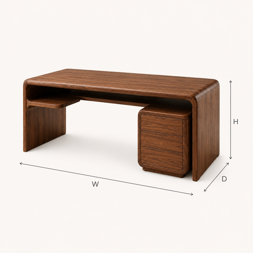 Veyra Soft Curve Desk - Design 040 - product image 07