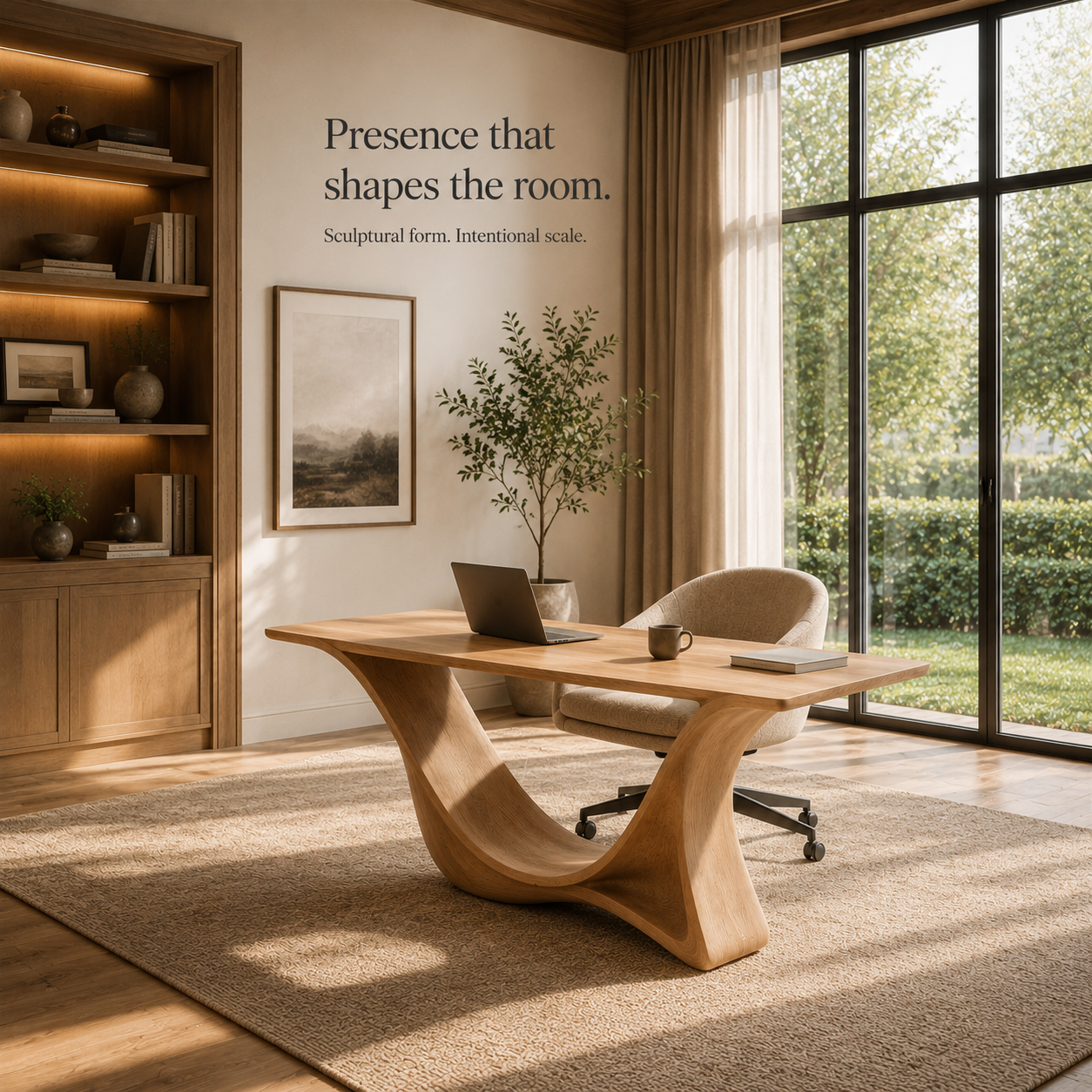 Nolan Arc Writing Desk - Design 041 - product image 03