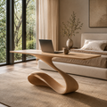 Brielle Sculpted Executive Desk - Design 042 - main view