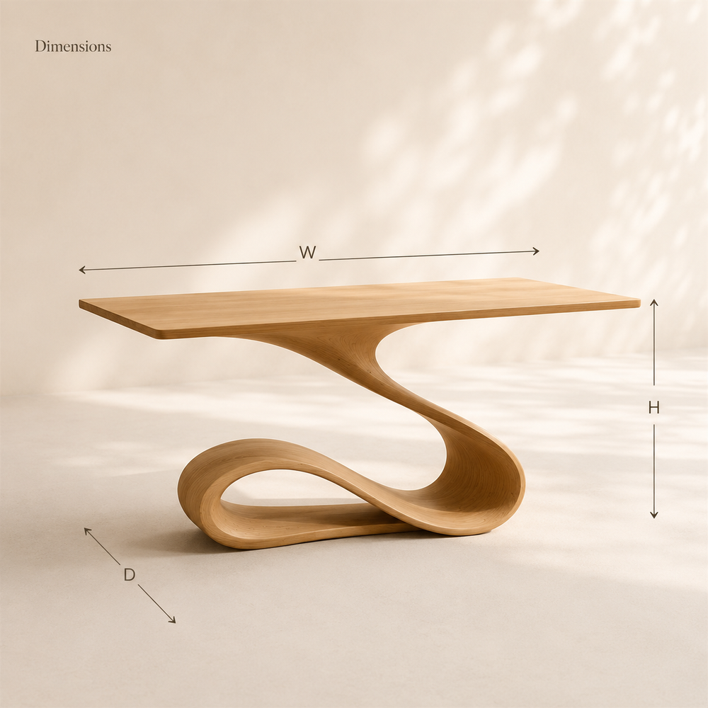 Brielle Sculpted Executive Desk - Design 042 - product image 08