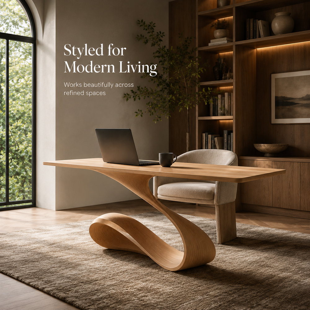 Brielle Sculpted Executive Desk - Design 042 - product image 10