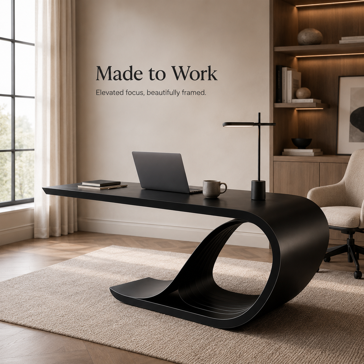 Vale Modern Solid Wood Desk - Design 043 - product image 07
