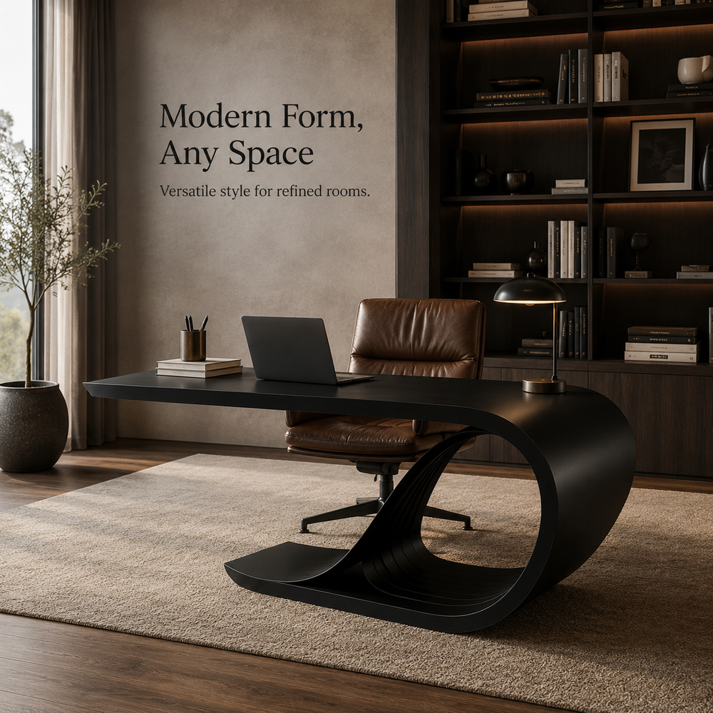 Vale Modern Solid Wood Desk - Design 043 - product image 10