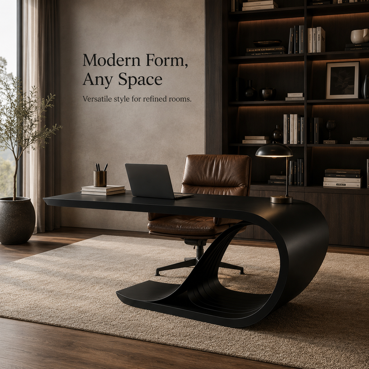 Vale Modern Solid Wood Desk - Design 043 - product image 10