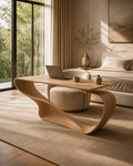 Celine Curved Home Office Desk - Design 044 - main view