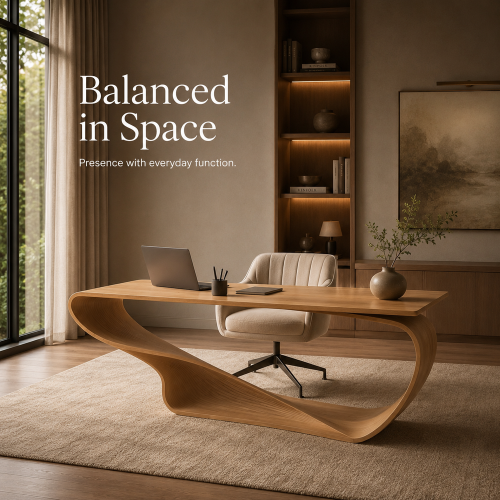 Celine Curved Home Office Desk - Design 044 - product image 04