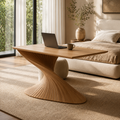 Alden Warm Walnut Desk - Design 045 - main view