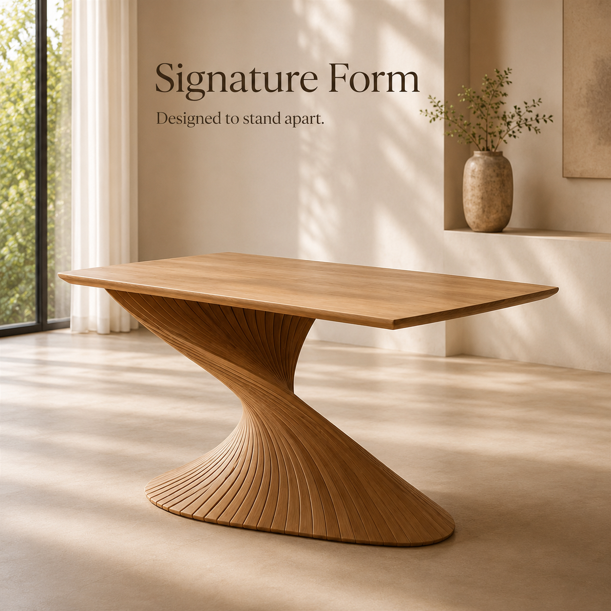 Alden Warm Walnut Desk - Design 045 - product image 03