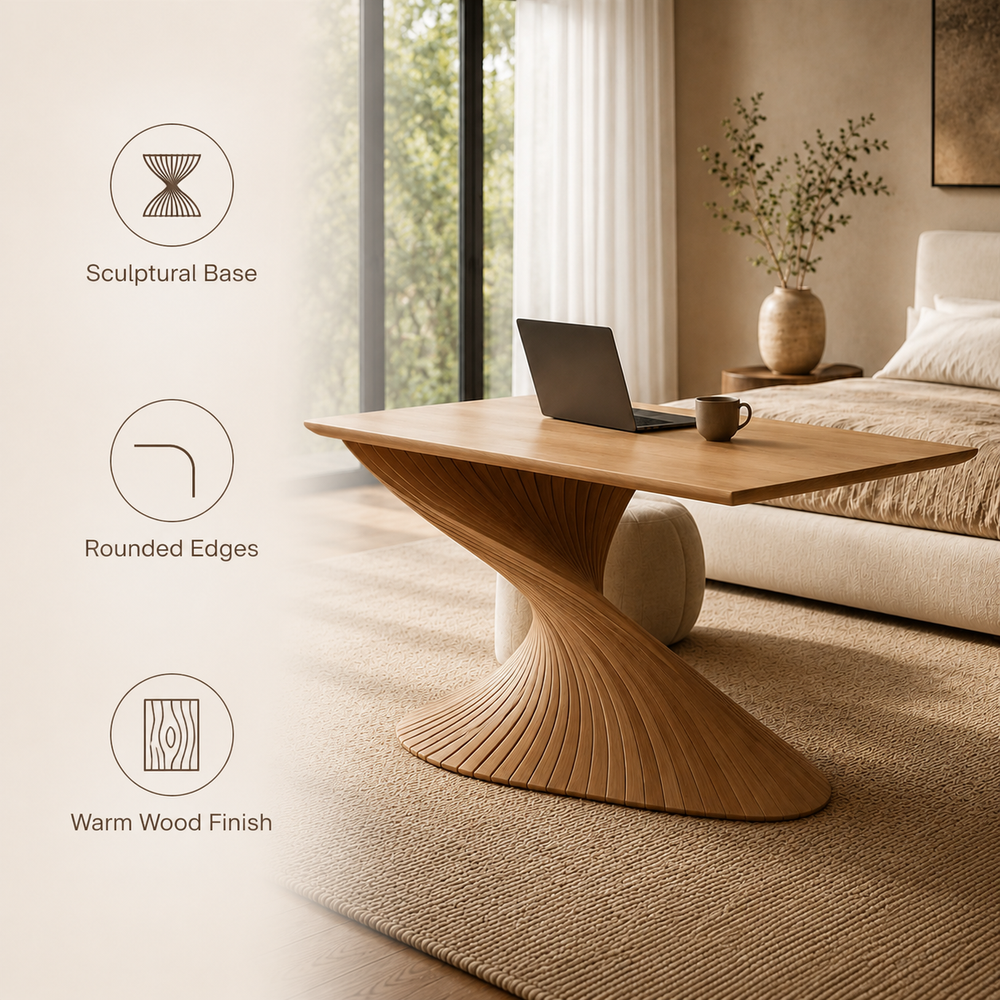 Alden Warm Walnut Desk - Design 045 - product image 09