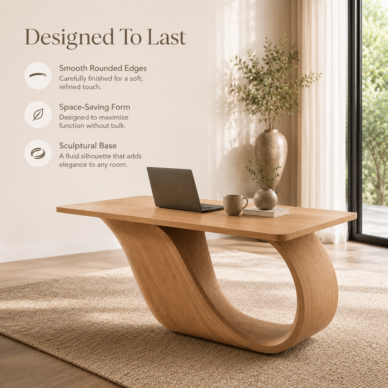 Talia Soft Edge Desk - Design 047 - product image 09