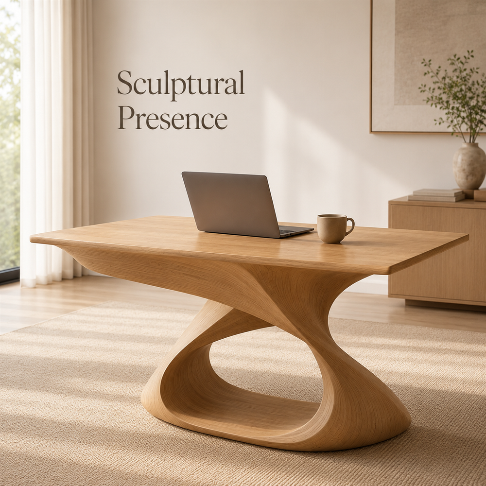 Mira Flow Wood Desk - Design 048 - product image 03