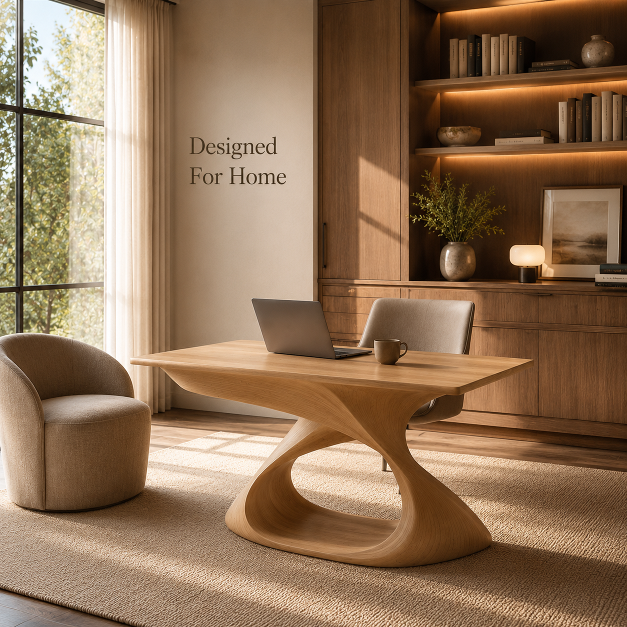 Mira Flow Wood Desk - Design 048 - product image 04