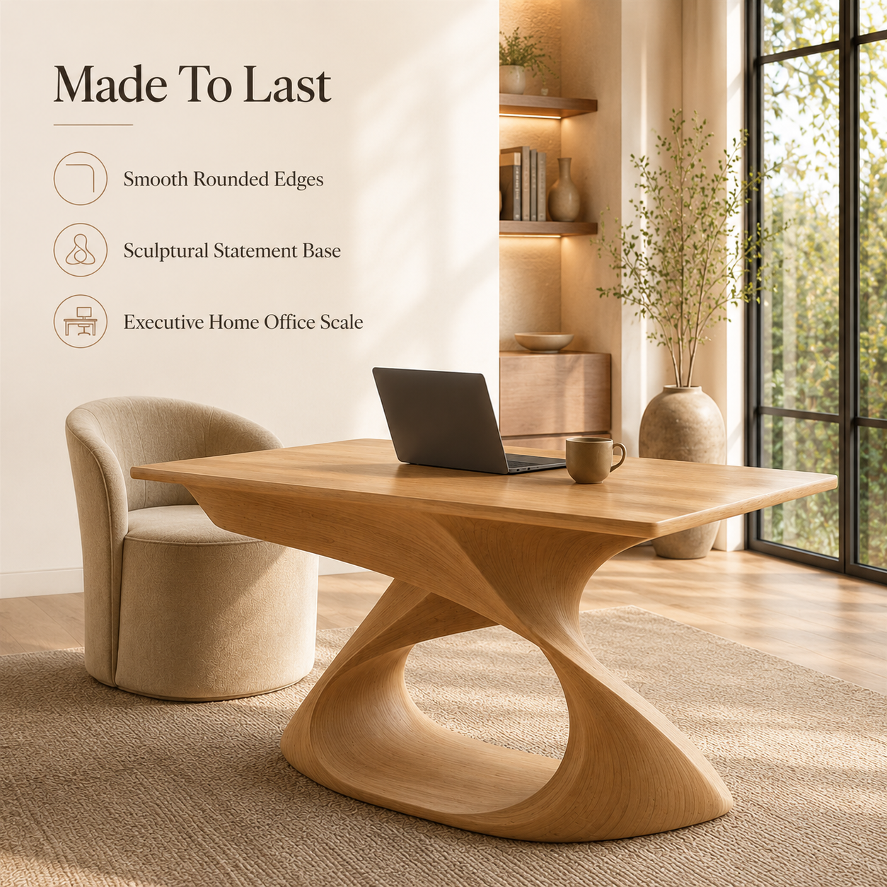 Mira Flow Wood Desk - Design 048 - product image 09