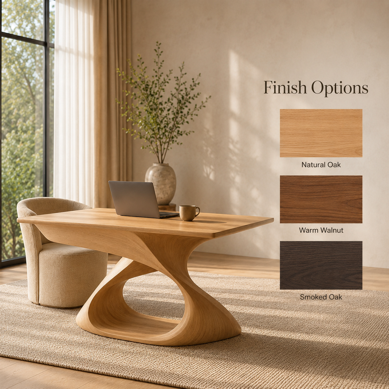 Mira Flow Wood Desk - Design 048 - product image 11