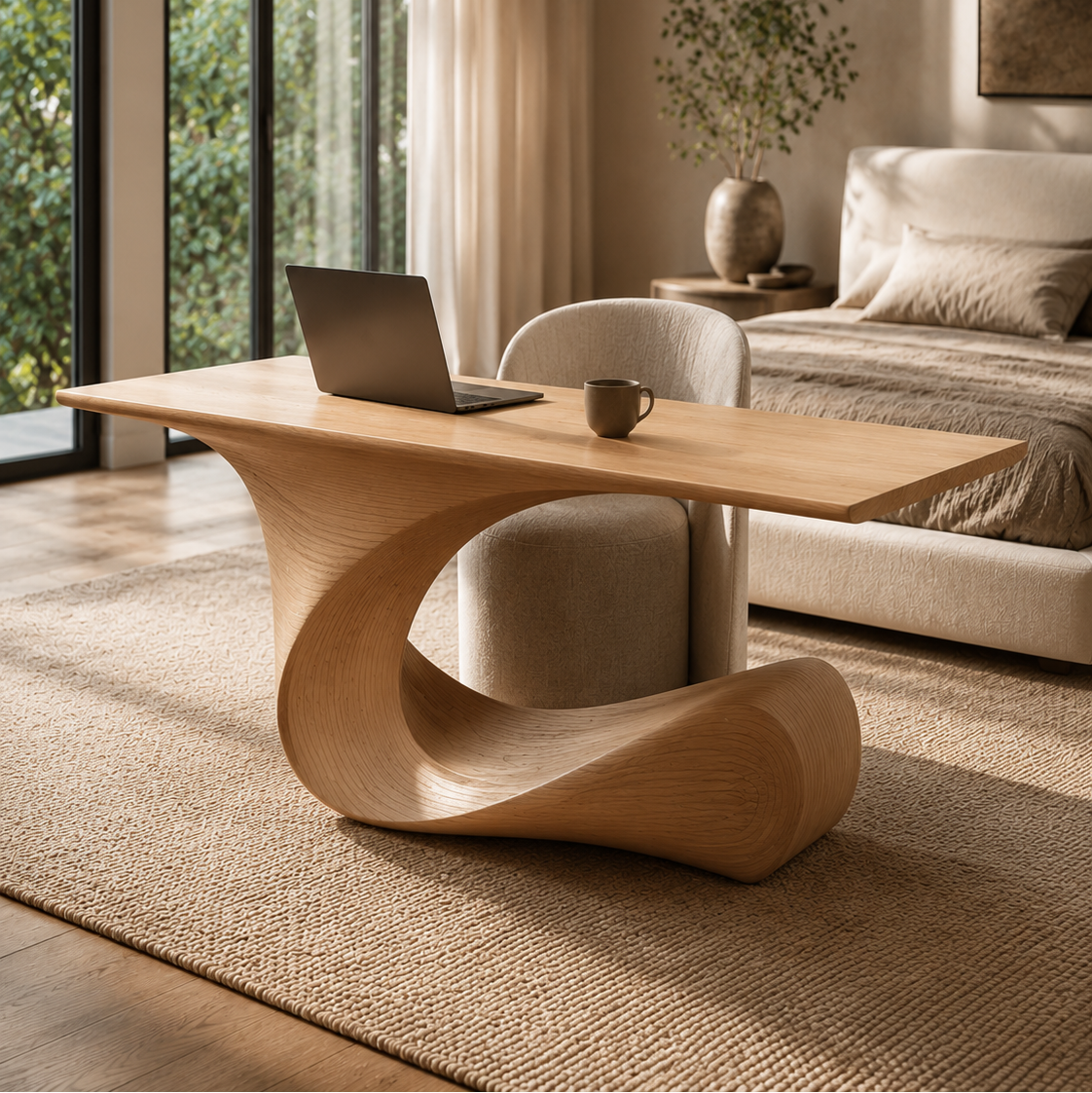 Nolan Arc Writing Desk - Design 049 - main view