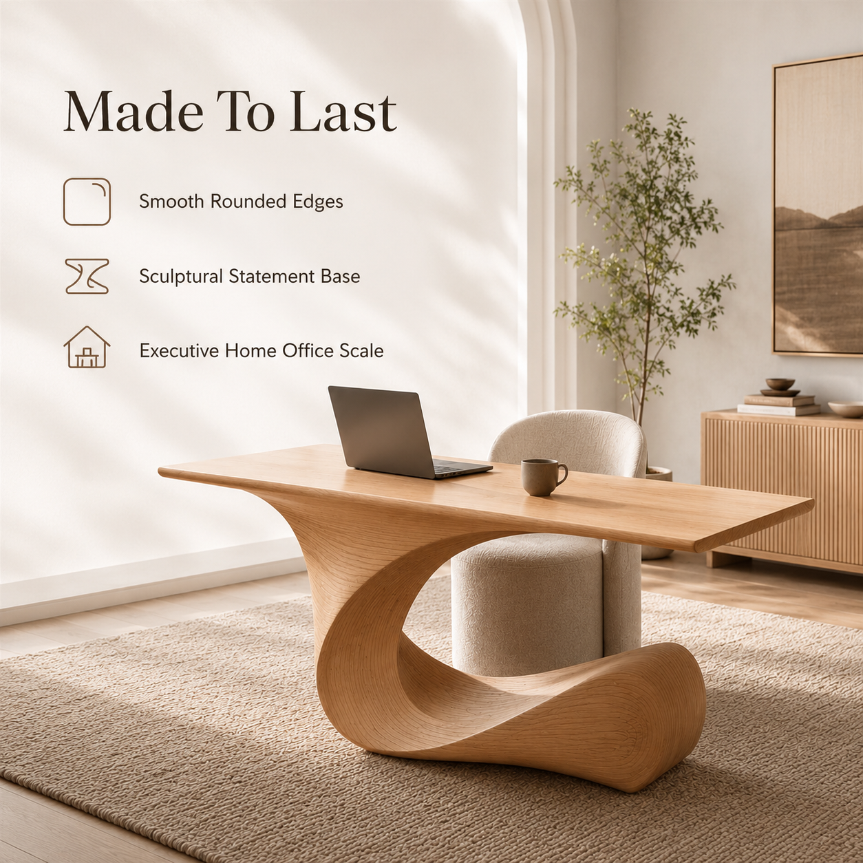 Nolan Arc Writing Desk - Design 049 - product image 08