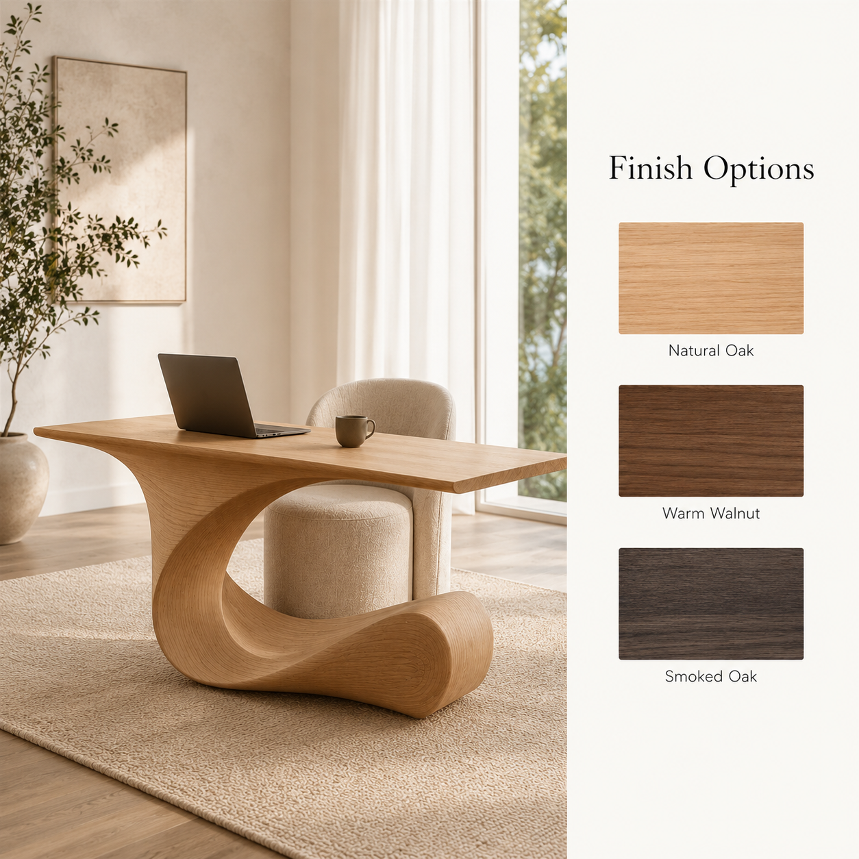 Nolan Arc Writing Desk - Design 049 - product image 10