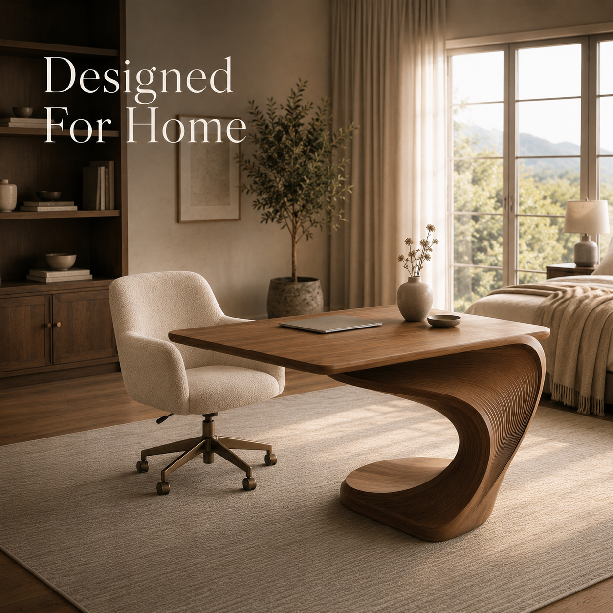 Brielle Sculpted Executive Desk - Design 050 - product image 04