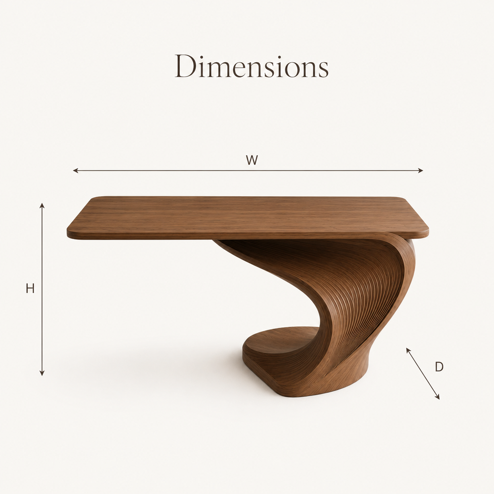 Brielle Sculpted Executive Desk - Design 050 - product image 08