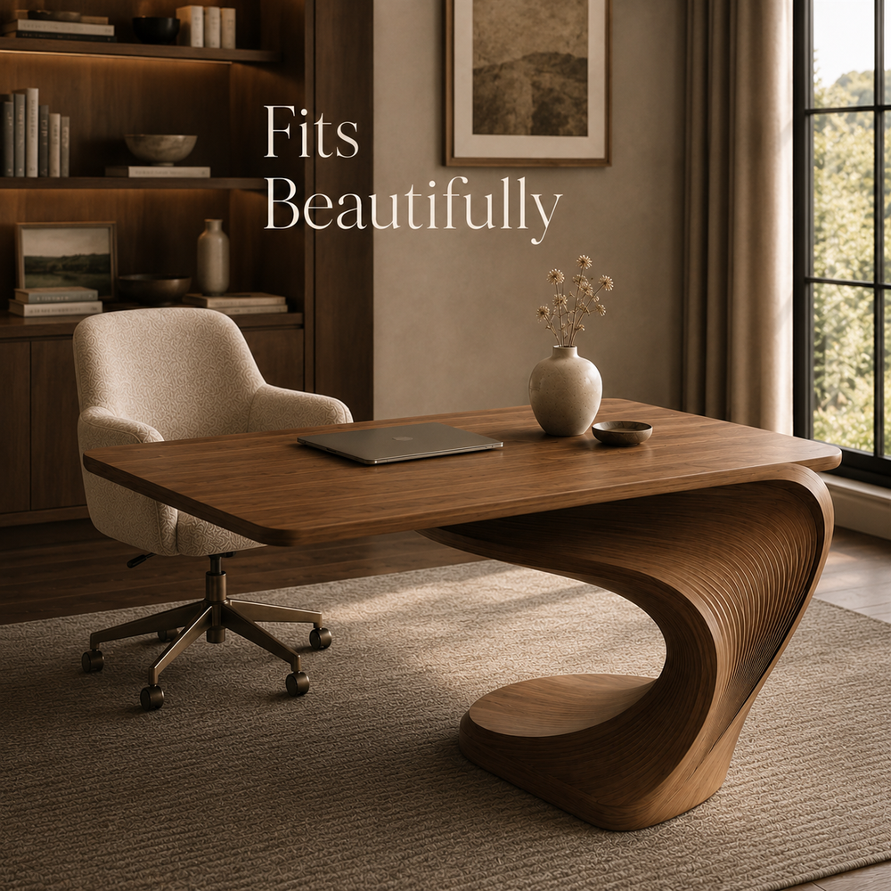Brielle Sculpted Executive Desk - Design 050 - product image 10