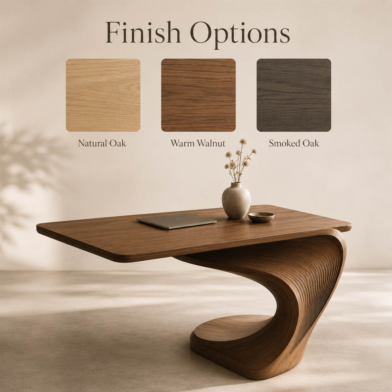 Brielle Sculpted Executive Desk - Design 050 - product image 11