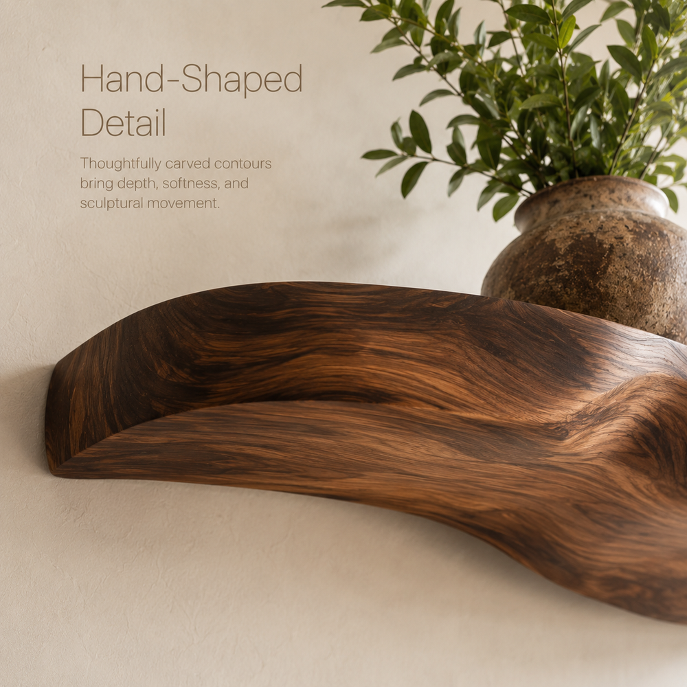 Aurelle Sculptural Floating Shelf - Design 001 - product image 07