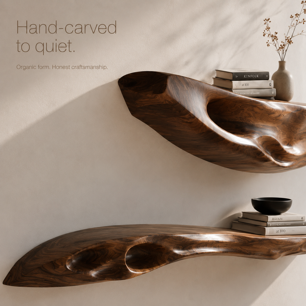 Marin Live Edge Floating Shelf - Design 003 - product image 07
