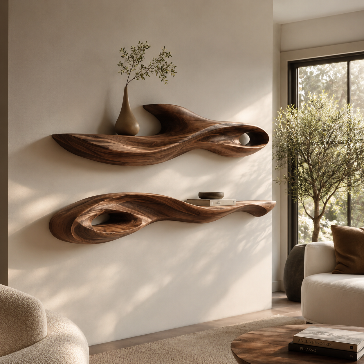 Isla Statement Wall Shelf - Design 004 - main view
