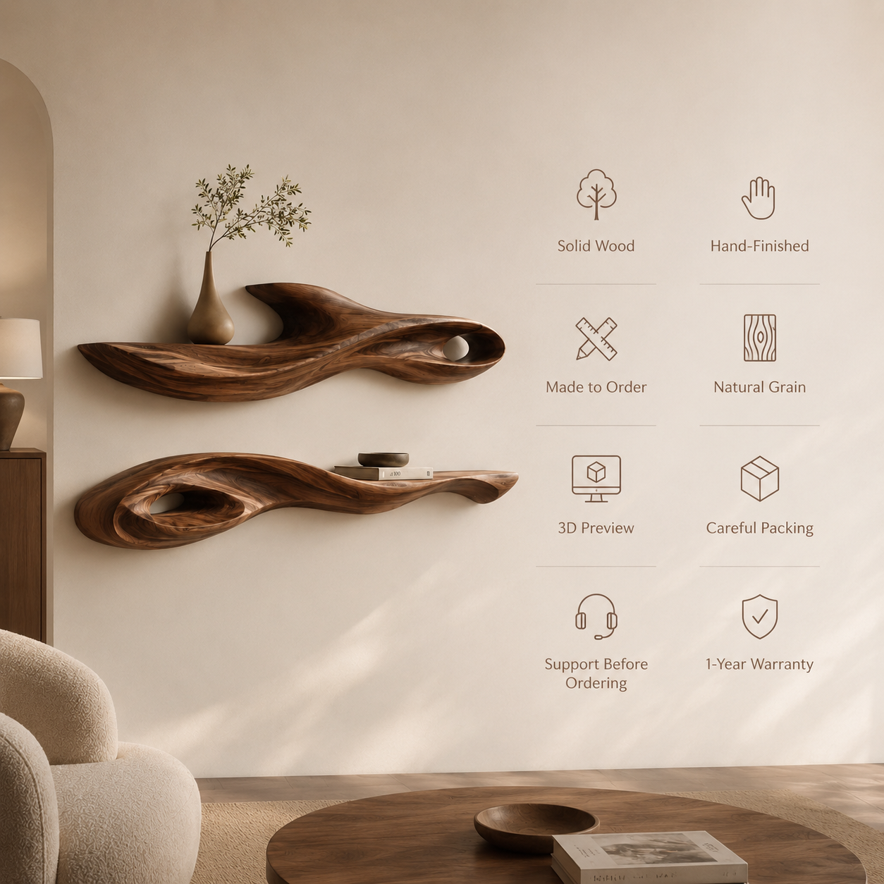 Isla Statement Wall Shelf - Design 004 - product image 10