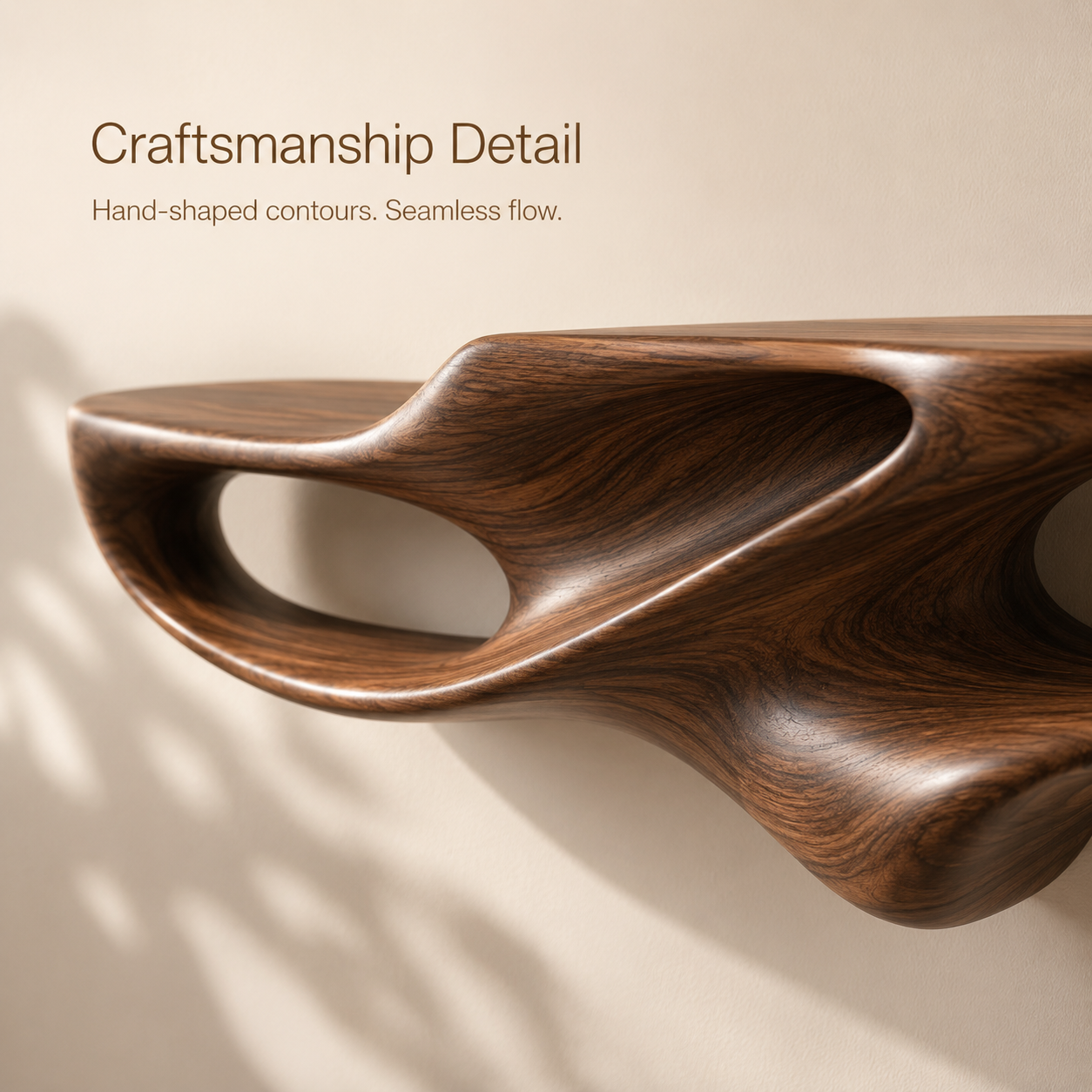 Soren Solid Wood Display Shelf - Design 005 - product image 03