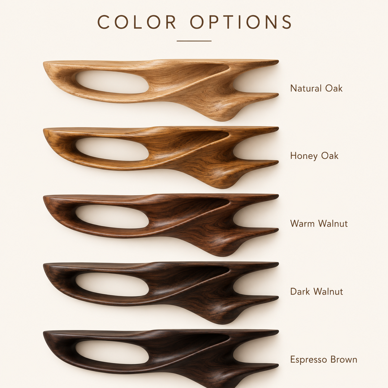 Soren Solid Wood Display Shelf - Design 005 - product image 08