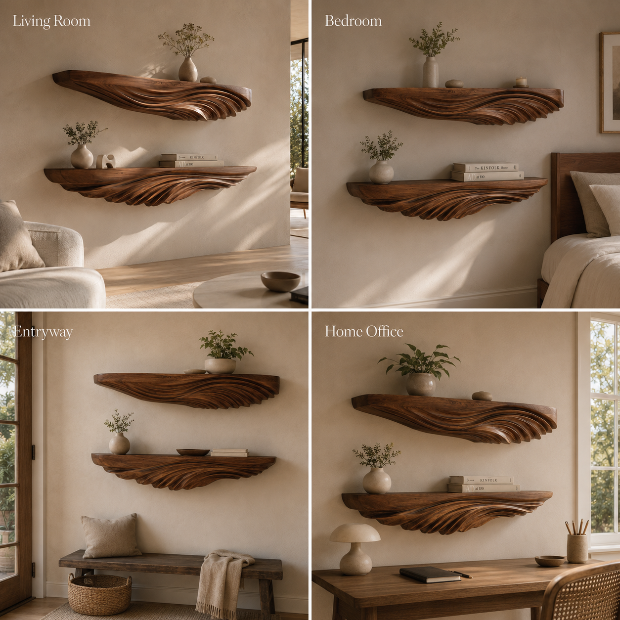 Elara Curved Floating Shelf - Design 006 - product image 11