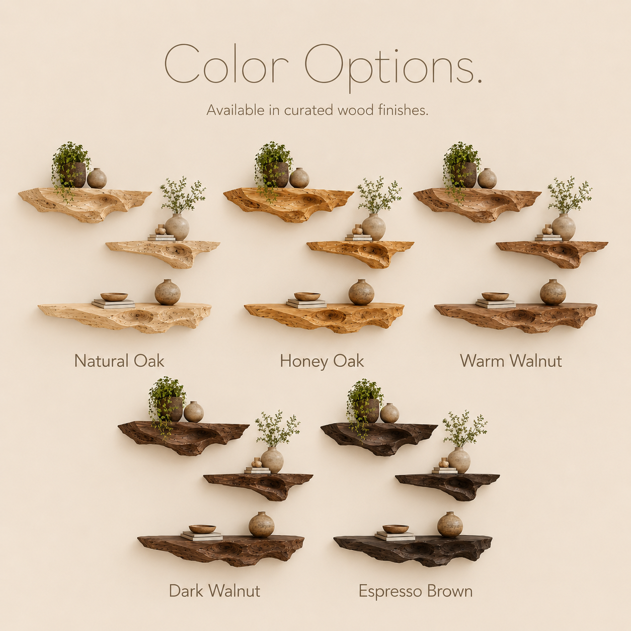 Liora Sculptural Display Shelf - Design 009 - product image 03
