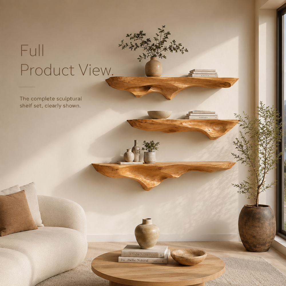 Darian Organic Wall Shelf - Design 010 - product image 03