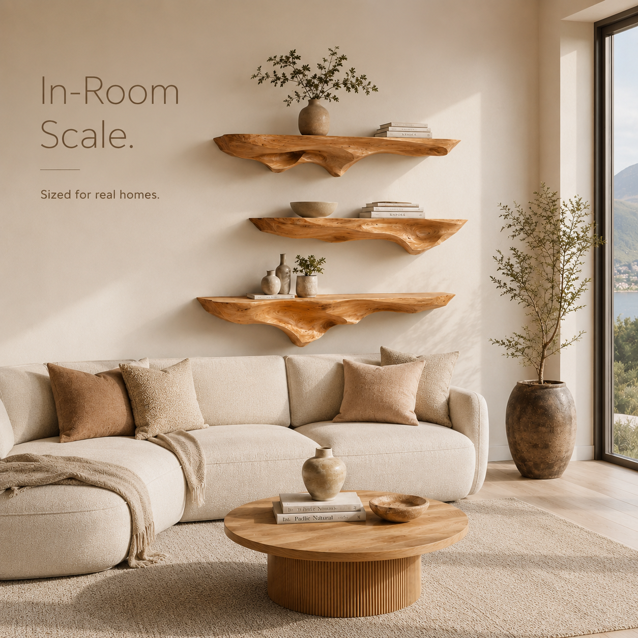 Darian Organic Wall Shelf - Design 010 - product image 04