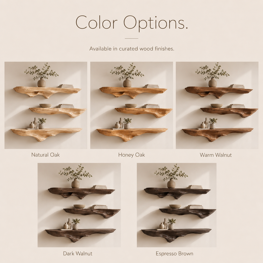 Darian Organic Wall Shelf - Design 010 - product image 05