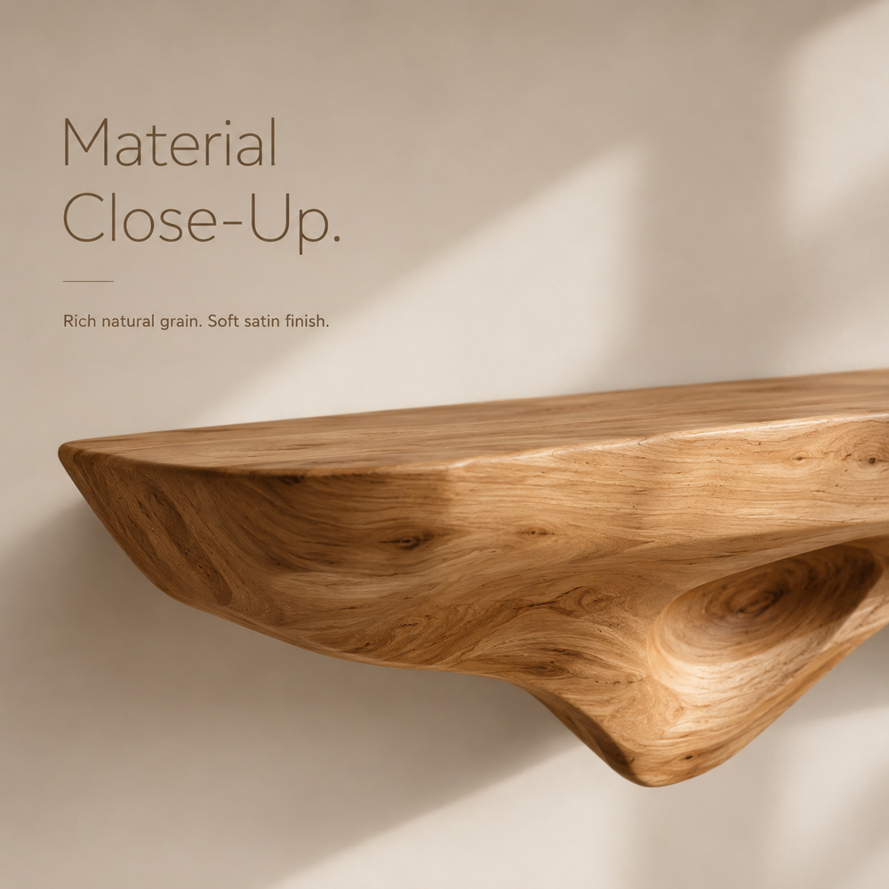 Darian Organic Wall Shelf - Design 010 - product image 06