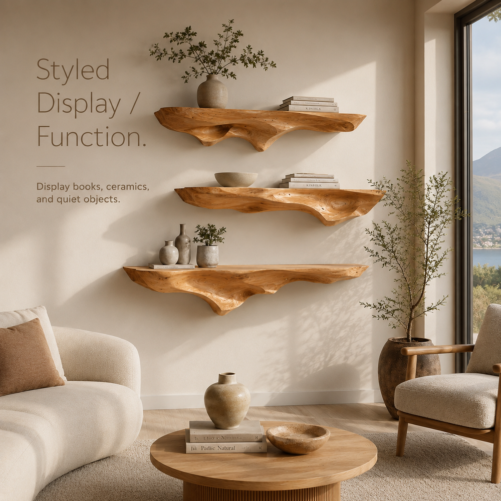 Darian Organic Wall Shelf - Design 010 - product image 08