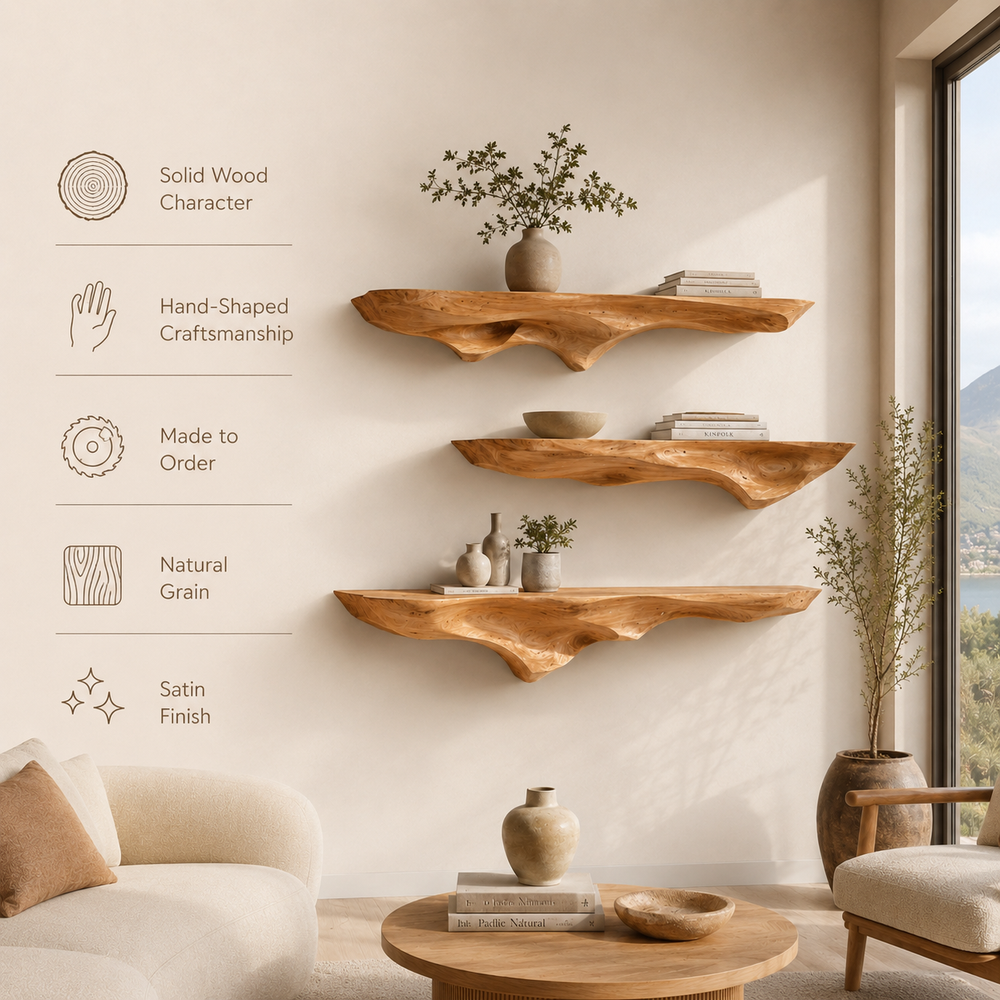 Darian Organic Wall Shelf - Design 010 - product image 10