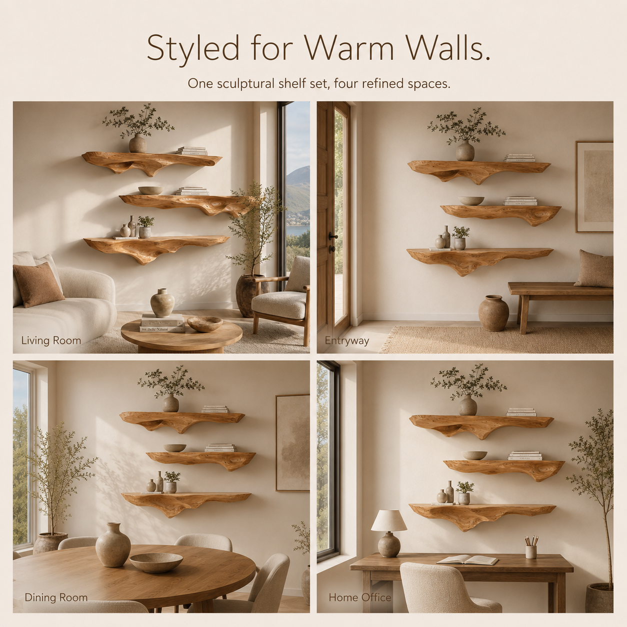 Darian Organic Wall Shelf - Design 010 - product image 11