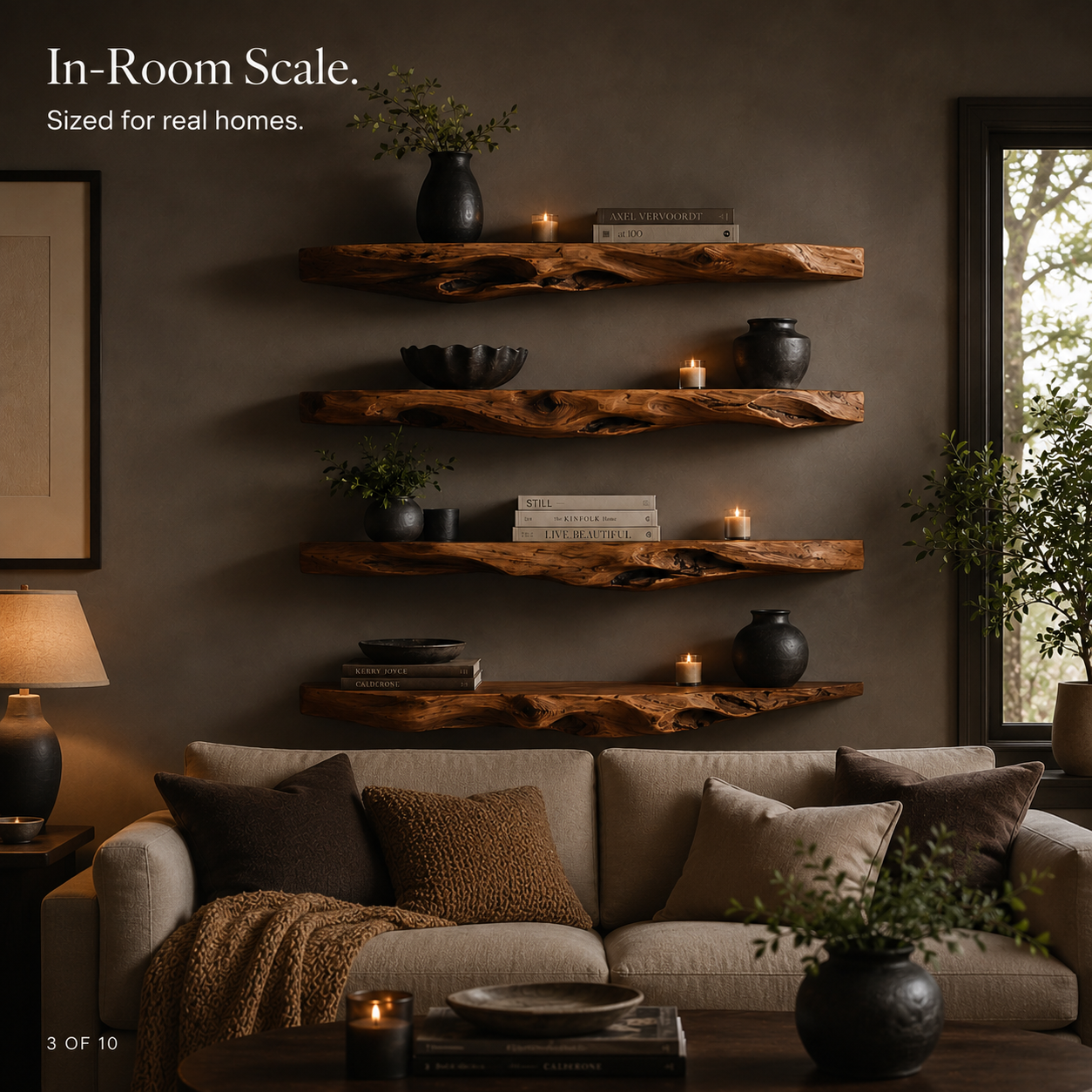 Selene Rounded Wall Shelf - Design 012 - product image 05