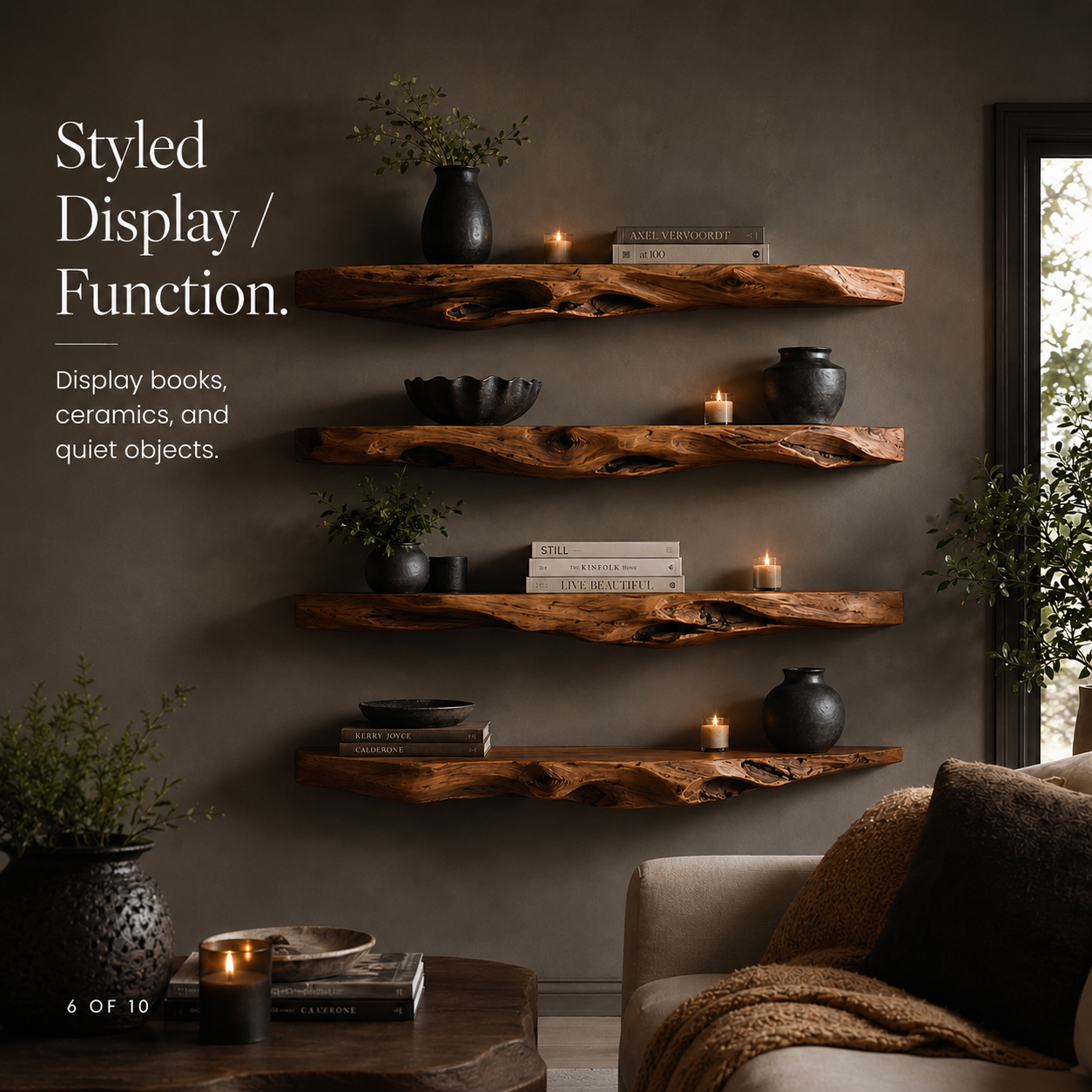 Selene Rounded Wall Shelf - Design 012 - product image 08