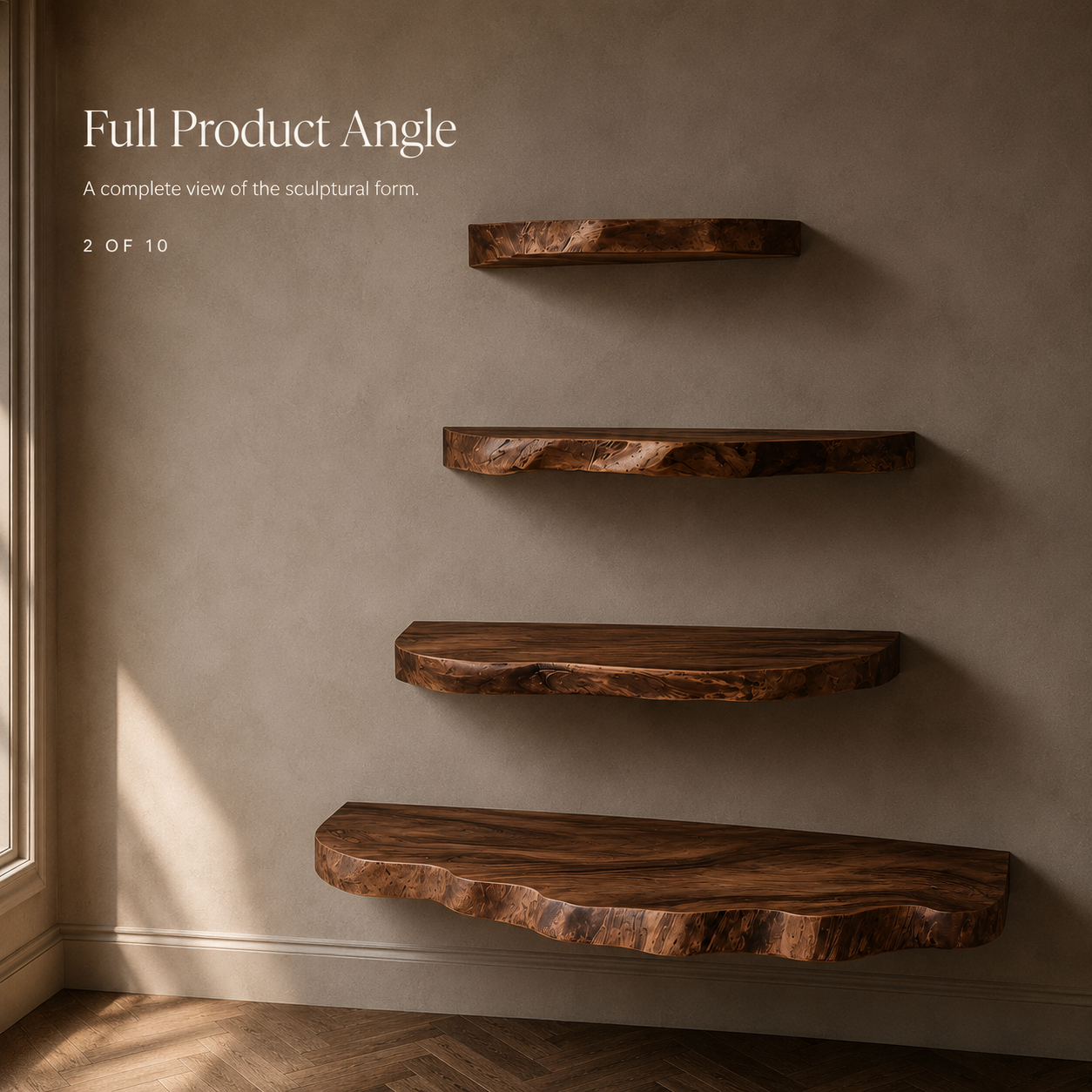 Vale Modern Solid Wood Shelf - Design 015 - product image 03