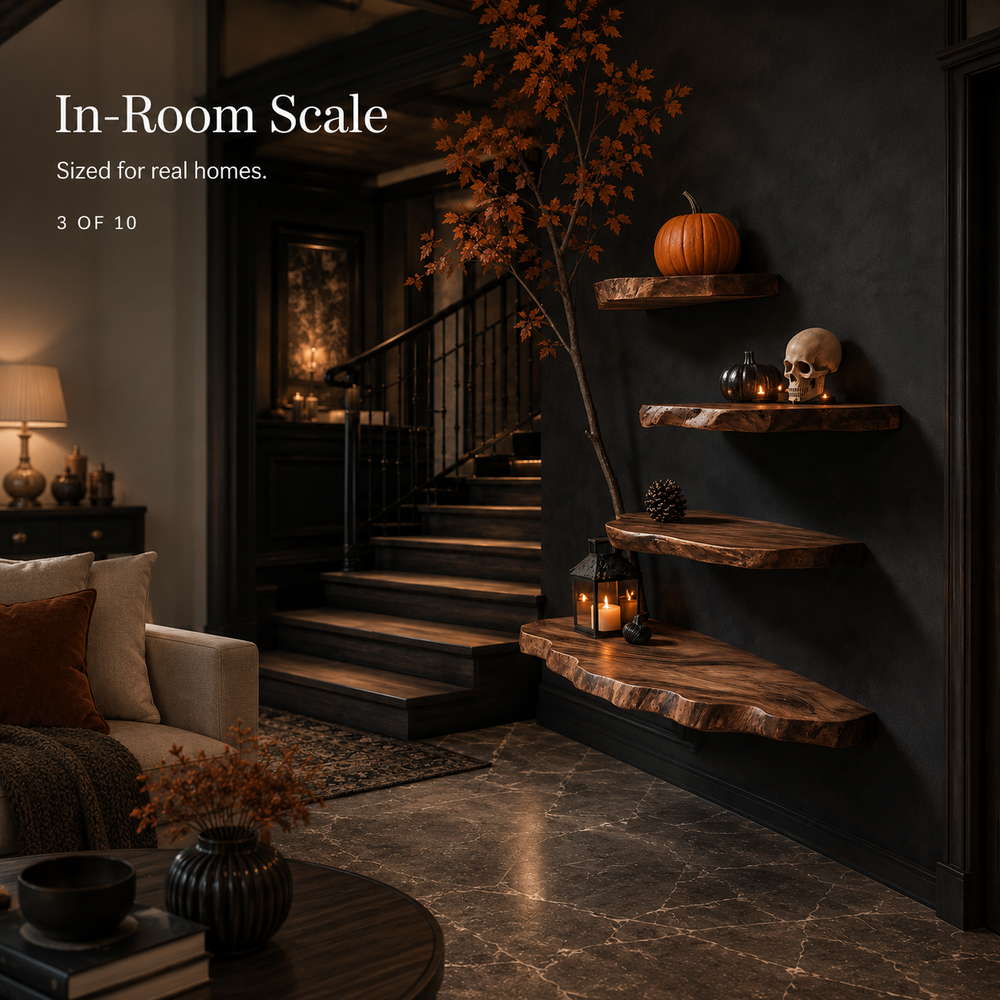Vale Modern Solid Wood Shelf - Design 015 - product image 04