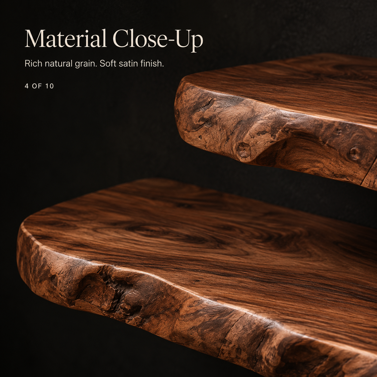 Vale Modern Solid Wood Shelf - Design 015 - product image 05