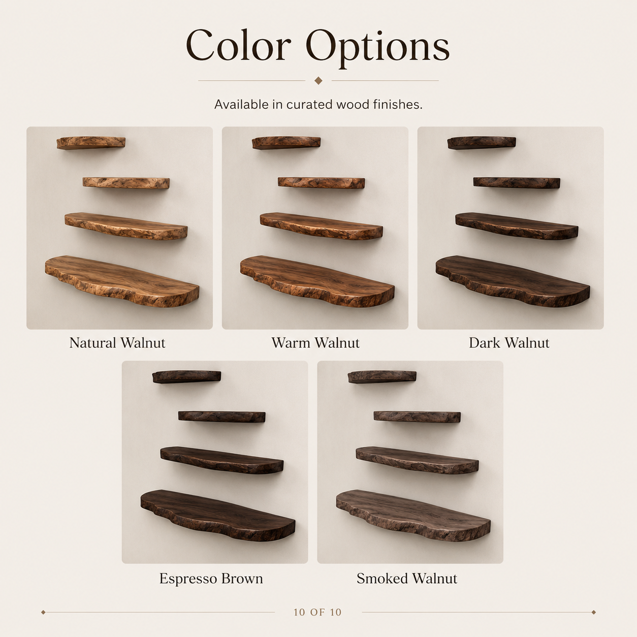 Vale Modern Solid Wood Shelf - Design 015 - product image 10