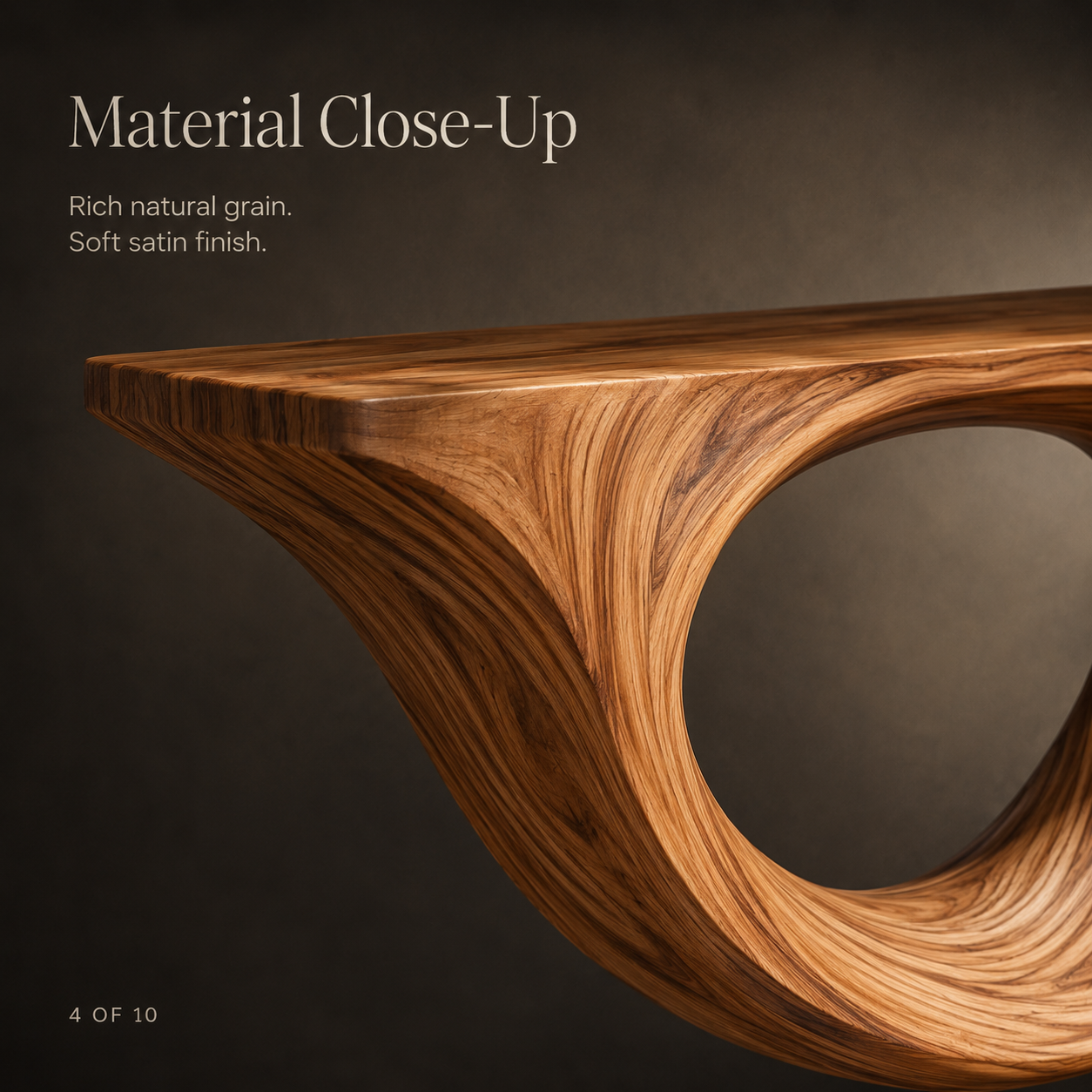 Celine Curved Display Shelf - Design 016 - product image 06