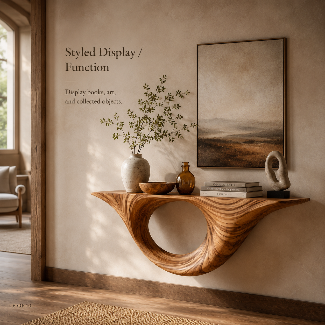 Celine Curved Display Shelf - Design 016 - product image 08